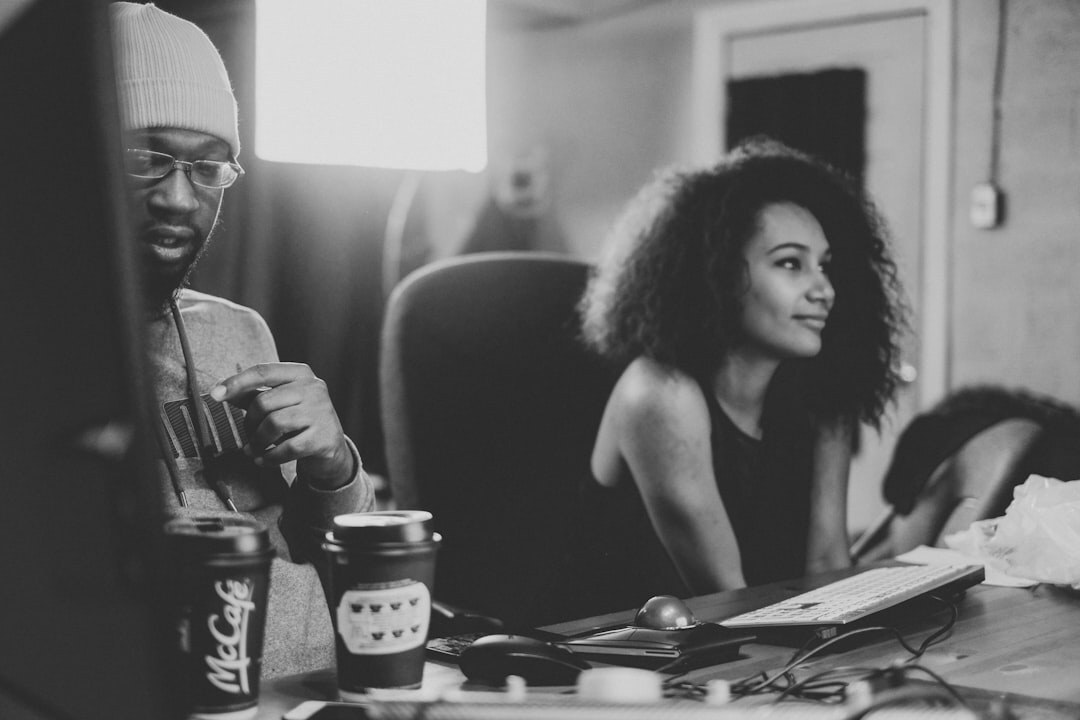 journalist and designer collaborating
