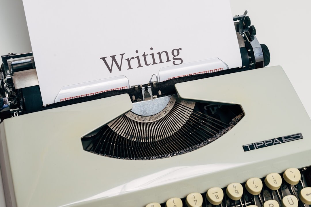 journalist writing story